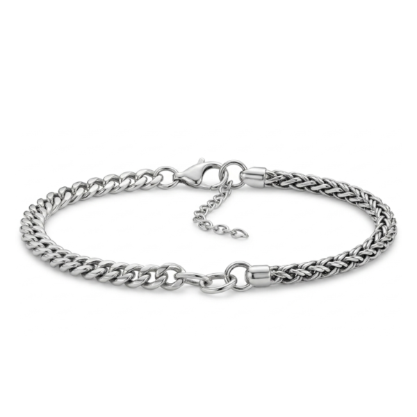 2MM Flattened Curb Bracelet