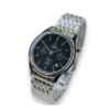 Silver Black Chronograph Watch by Omega De Ville