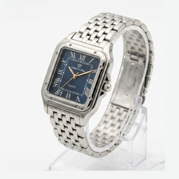 Silver & Black Meibin Santos Watch