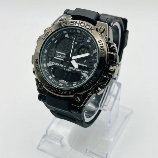 All-Black Metal G-Shock Sports Watch
