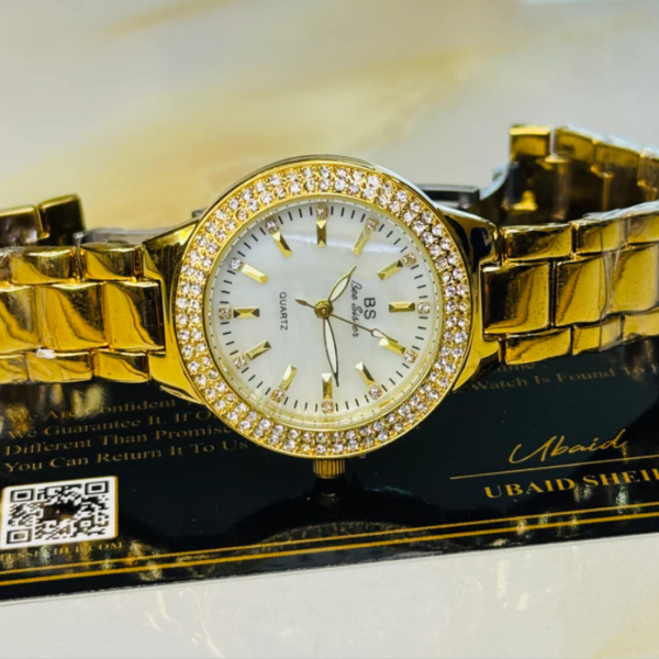 Premium Gold Zircon Luxury Watch