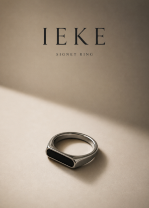 Black Onyx Signet Ring