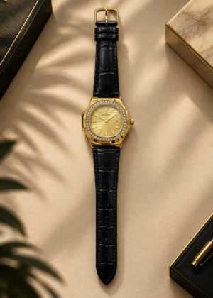 Ford Gold Crystal Watch